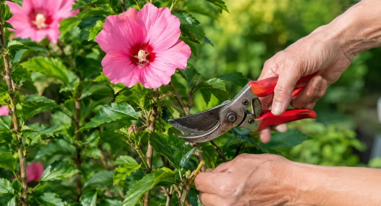 Hibiskus schneiden